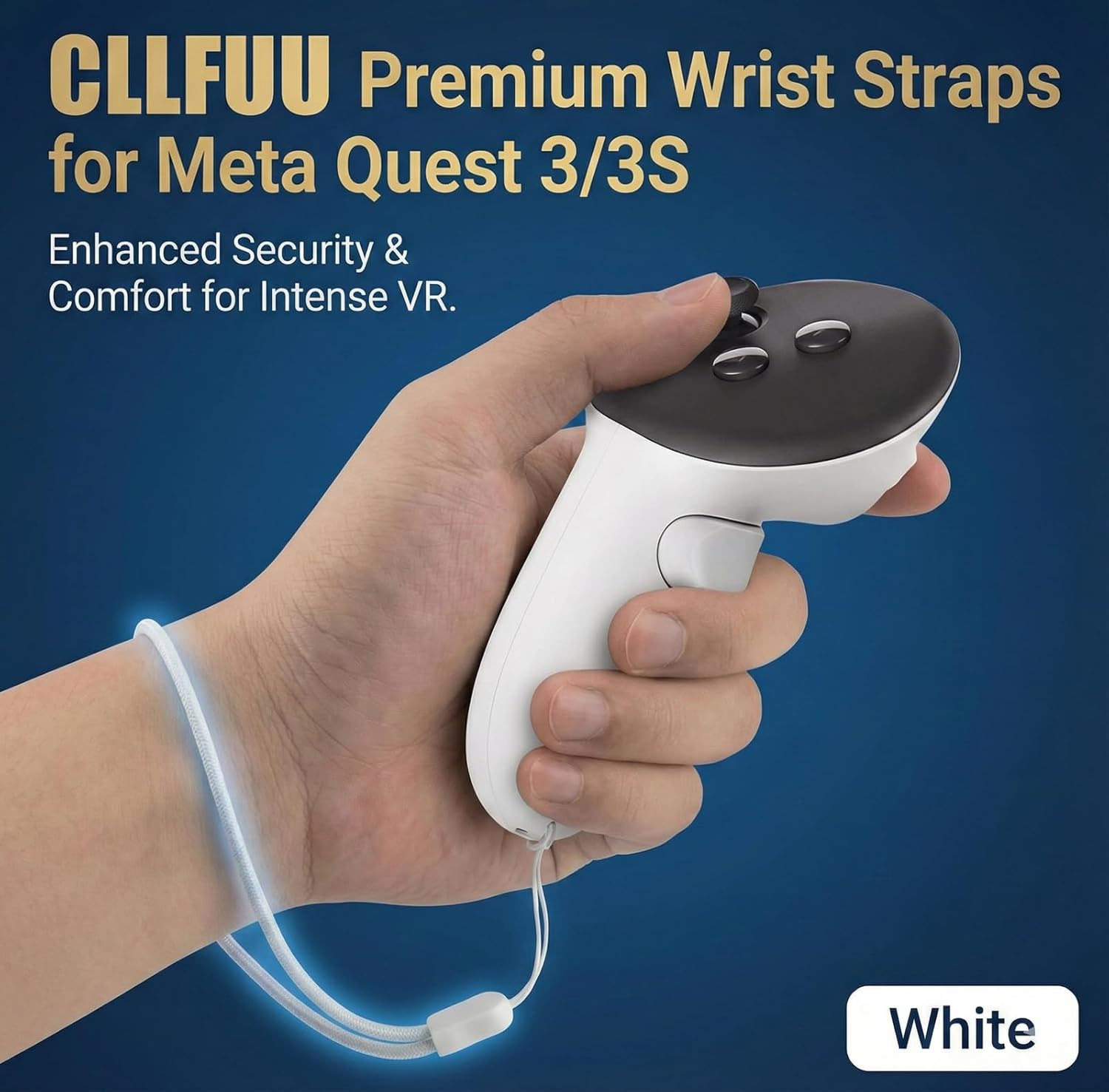 2Pack Fit for Meta Quest 3 3S Controller StrapAdjustable Secure Controller Hand