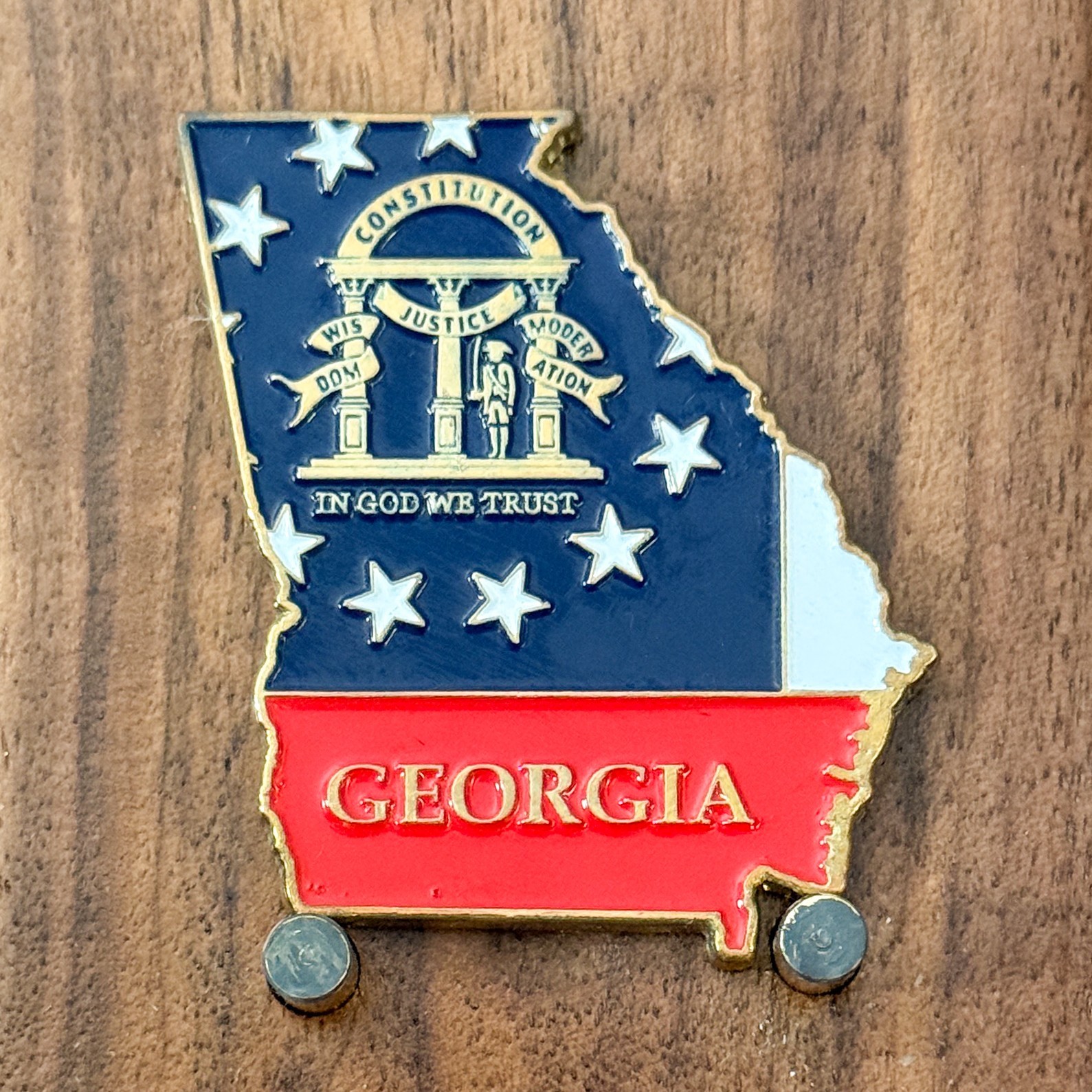 Georgia State Patrol GSP 46 Monroe State Shape Challenge Coin  1#37