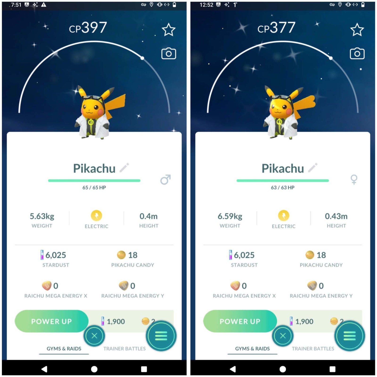 ✨Shiny Pikachu Professor Willow's assistant Non Background✨ - PTC 20k stardust