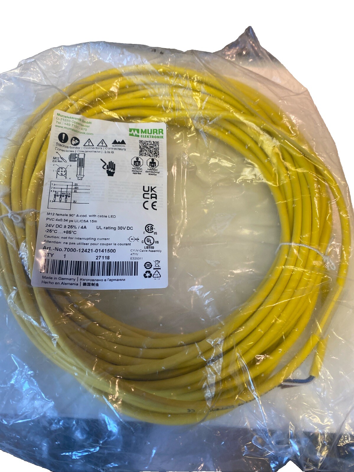 MurRelectronics M12 Bu GEW 7000-12421-0141500