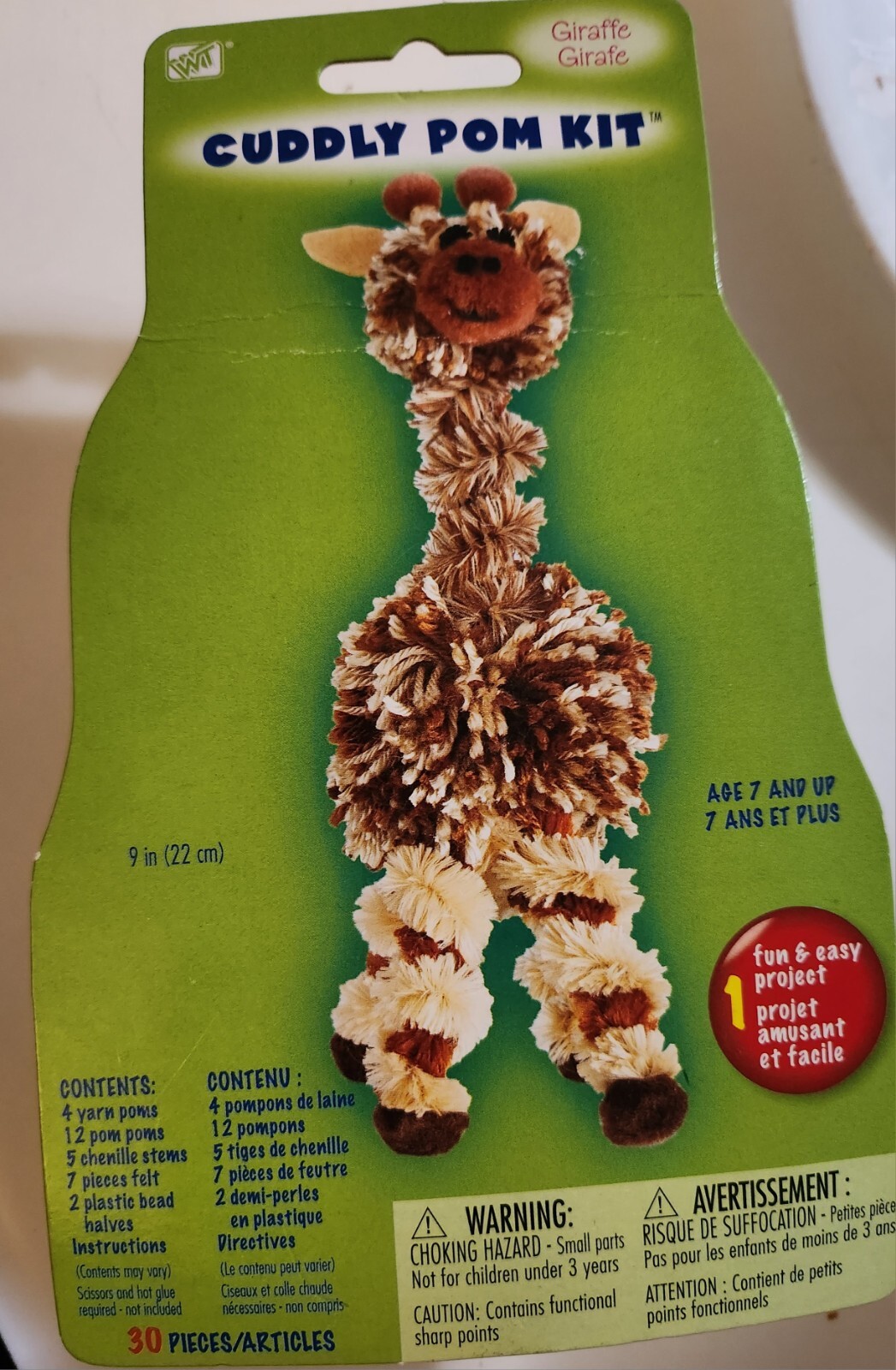 CUDDLY Pom Kit Giant Cuddle Pom-Giraffe