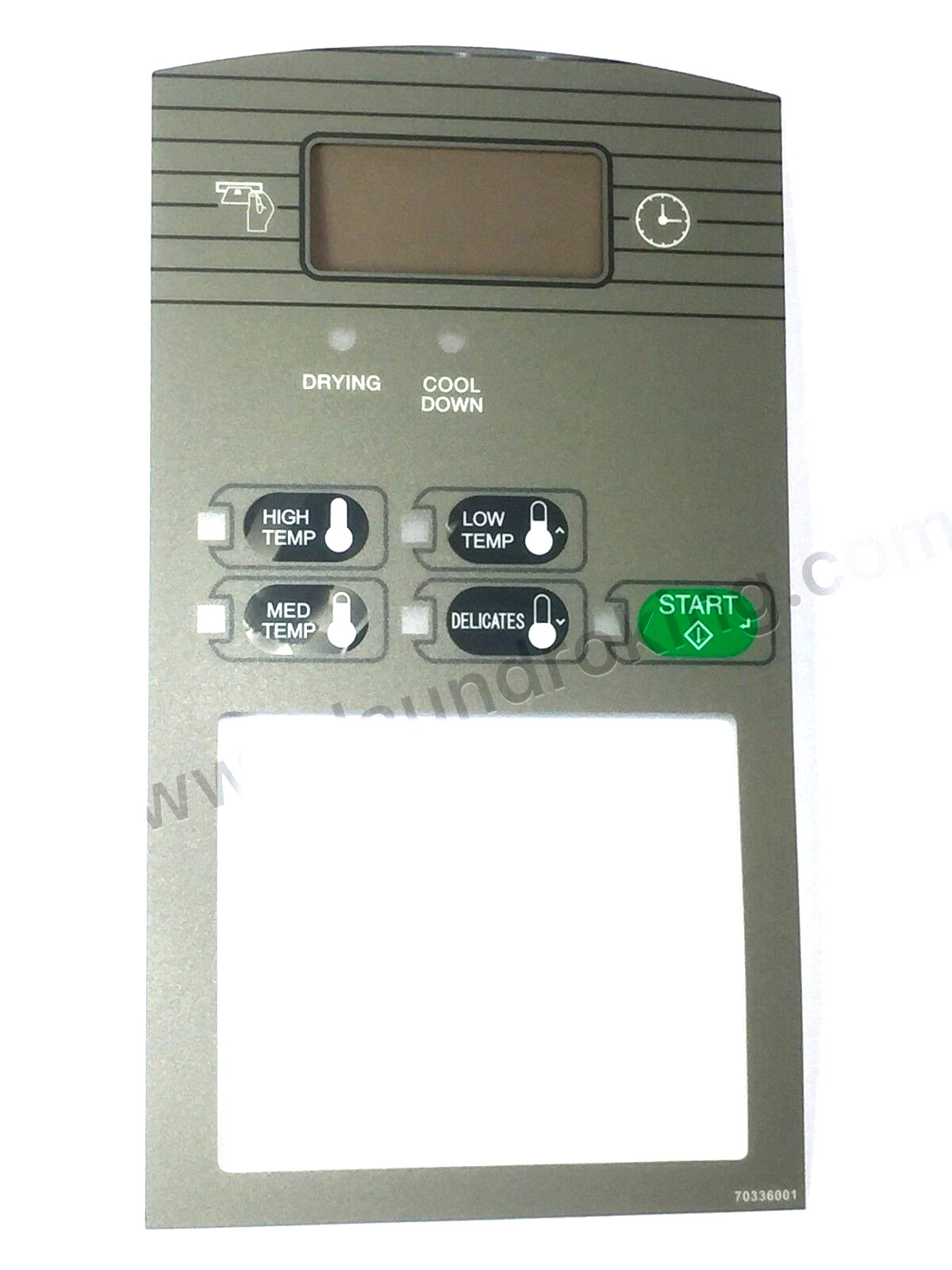 70336001 HIGH QUALITY HB BY TXT STK  HTT30 DRYER COMPUTER  OVERLAY