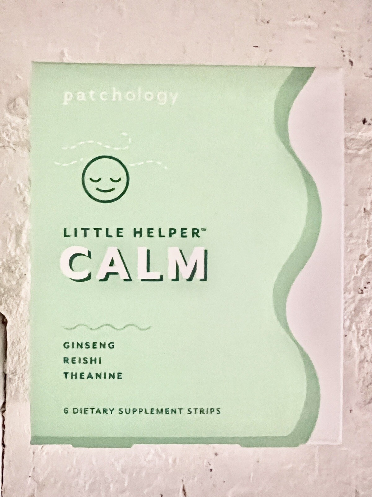 Patchology ~ Little Helper ~ Calm ~ Strips ~ Ginseng ~ New ~ 6 Strips