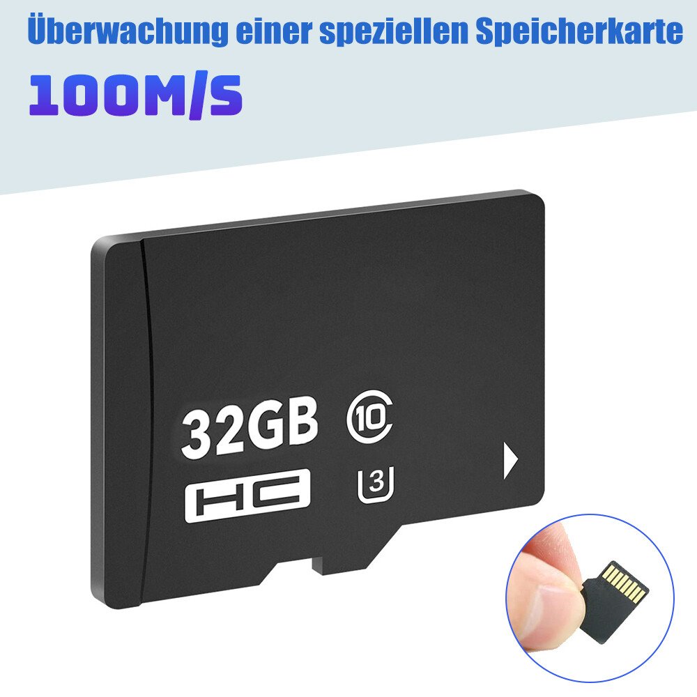 32GB Micro Memory Card Up to 100MB/s Read Speed for Security Camera Dashcam