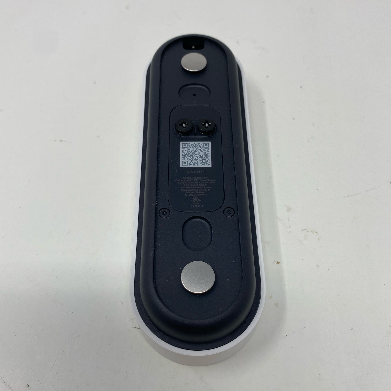Google Nest Doorbell Wired 2nd Gen - Snow (White)