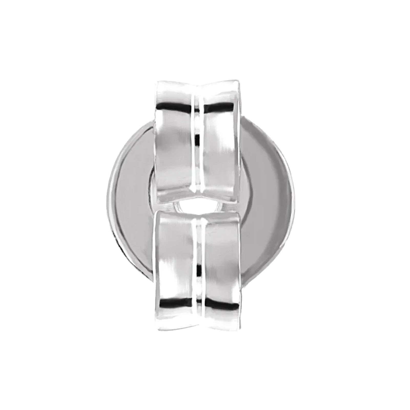 .925 Sterling Silver Earring Friction Back Medium Weight 4.6-6.8mm