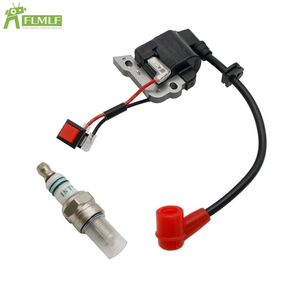 Ignition Coil and Spark Plug for 1/5 23-71CC HPI Baja Losi Goped Car Parts
