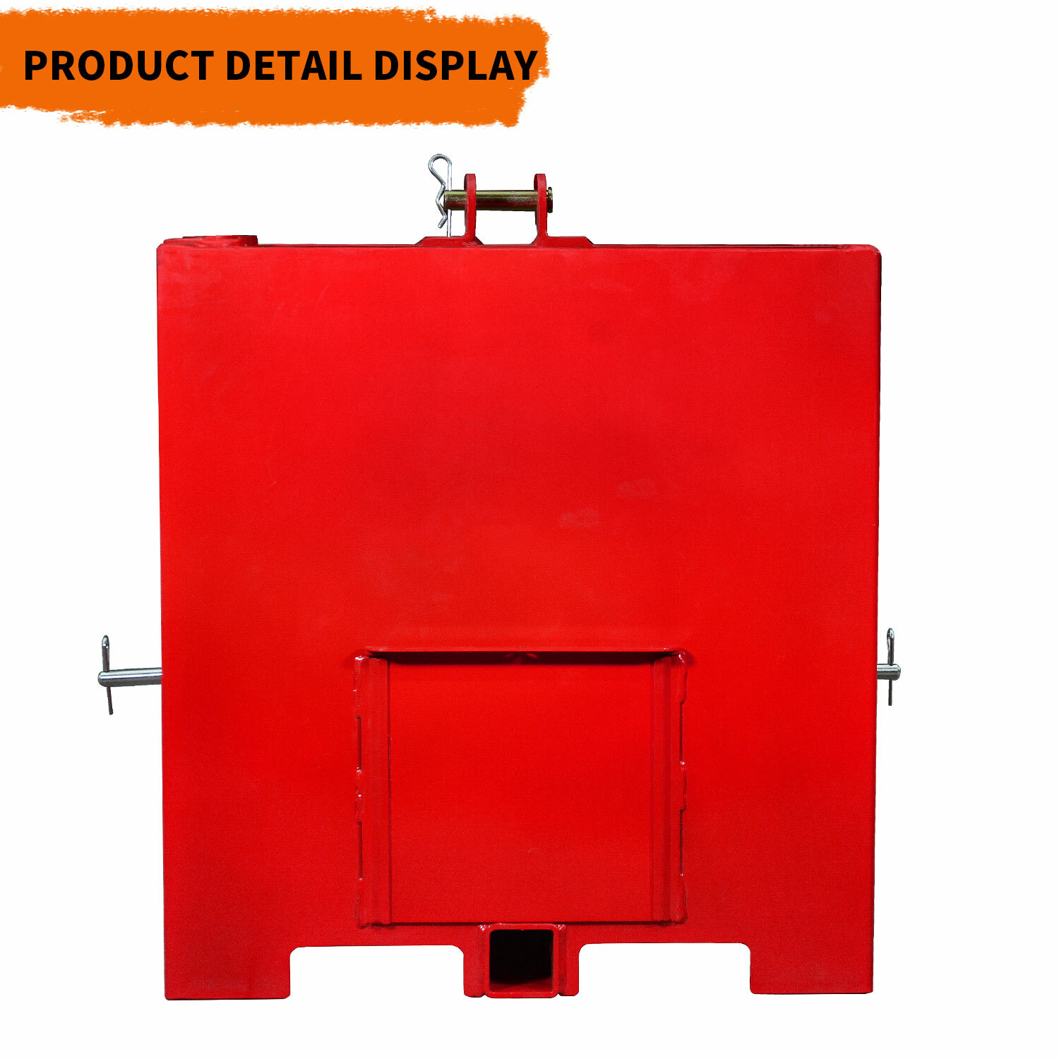 Ballast Box 3 Point Category 1 Tractor Loader 2" Hitches Quick Tach Attachment