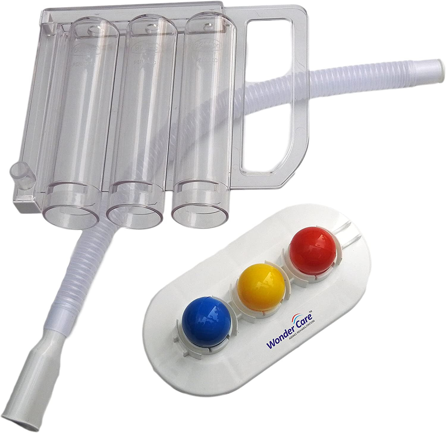 Breathing Exerciser Lung Function Improvement Deep Breathing Medical Polysizer.