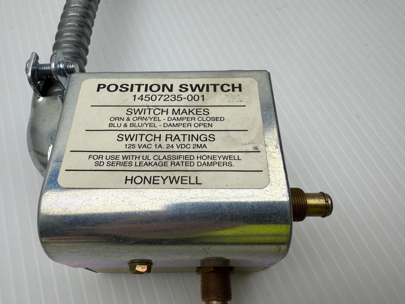 honeywell 14507235-001 position switch
