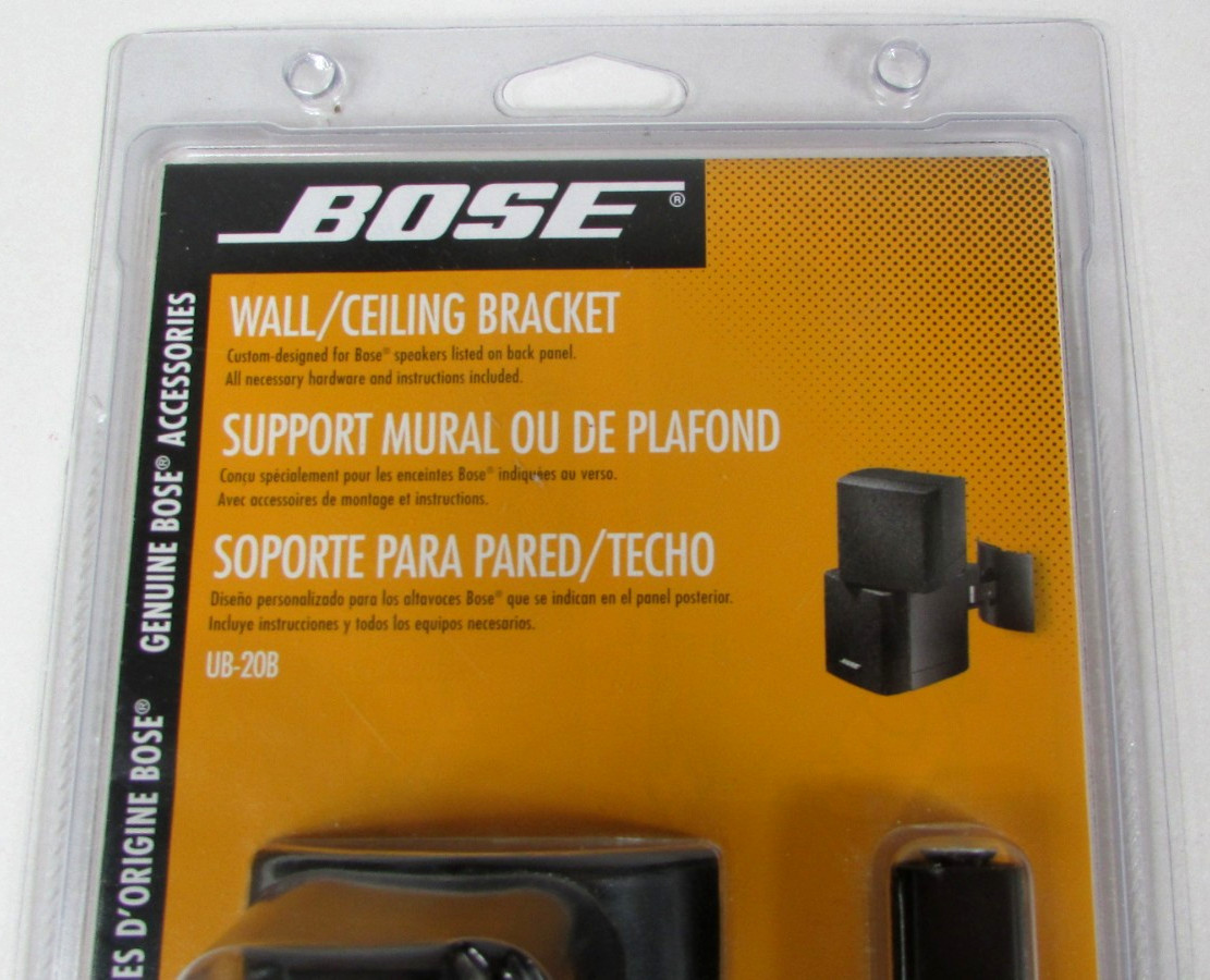 OEM Bose UB-20B Wall/Ceiling Bracket Speaker Mount Black / Unopened & Unused