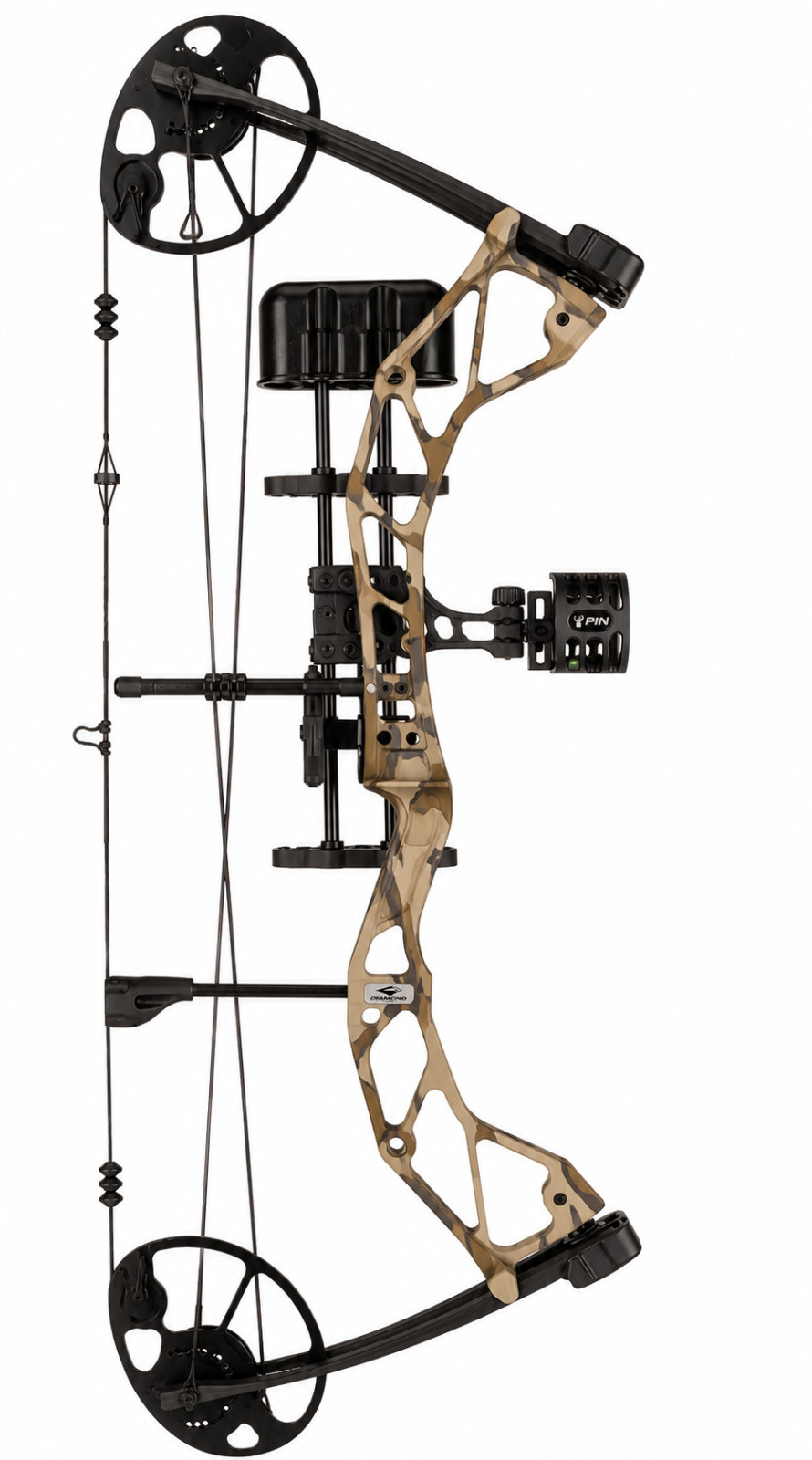Diamond Radian Youth Compound Bow Package Bottomland 10-55LBS LEFT Hand New