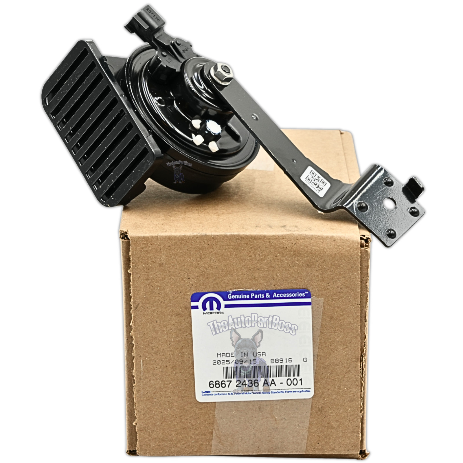 Horn And Bracket Genuine Mopar 68672436AA