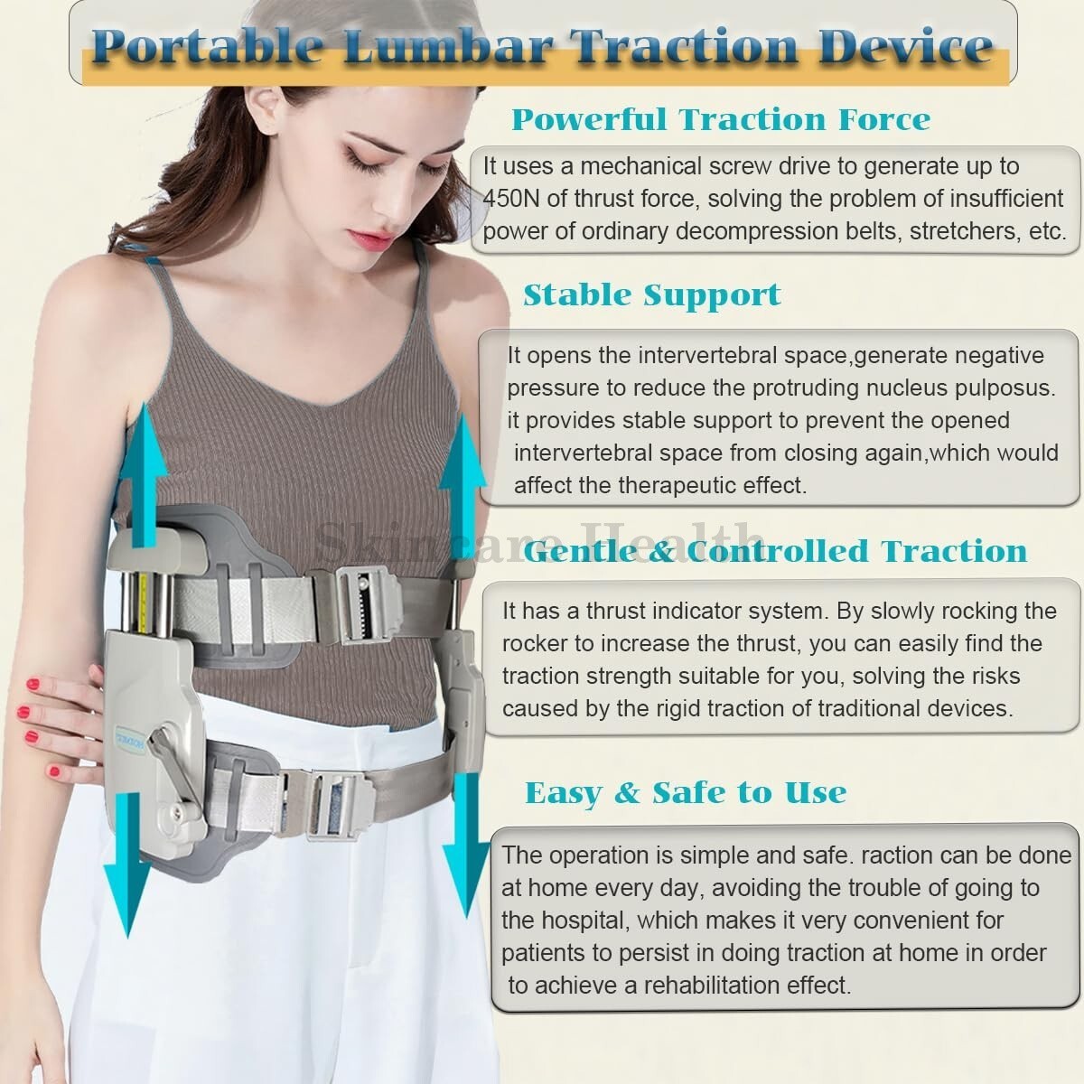 Lumbar Decompression Belt, Lumbar Traction Device, Spinal Decompression Devices