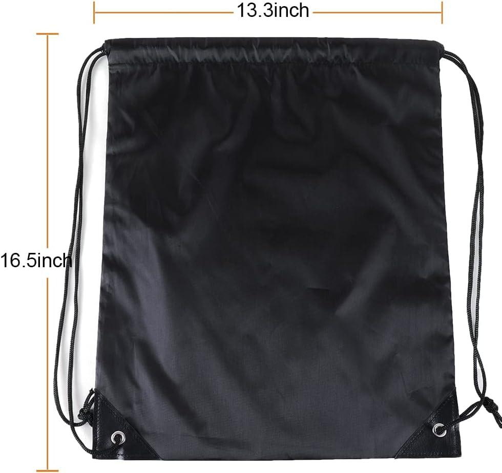 50 Pcs Drawstring Bags, Bulk Draw String Backpack, Cinch Polyester Bag for Gym S