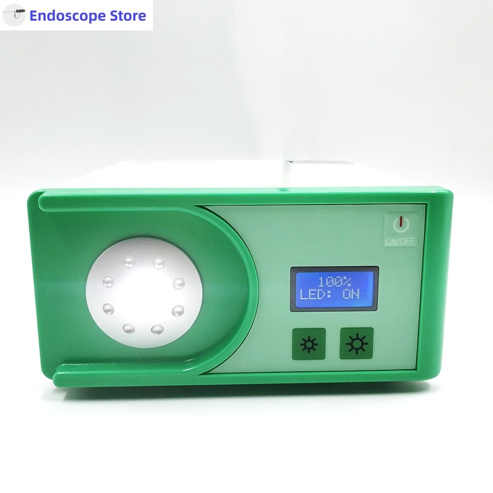 Medical LED 100W Endoscope Endoscopy Microscope Cold Light Source Adjustable