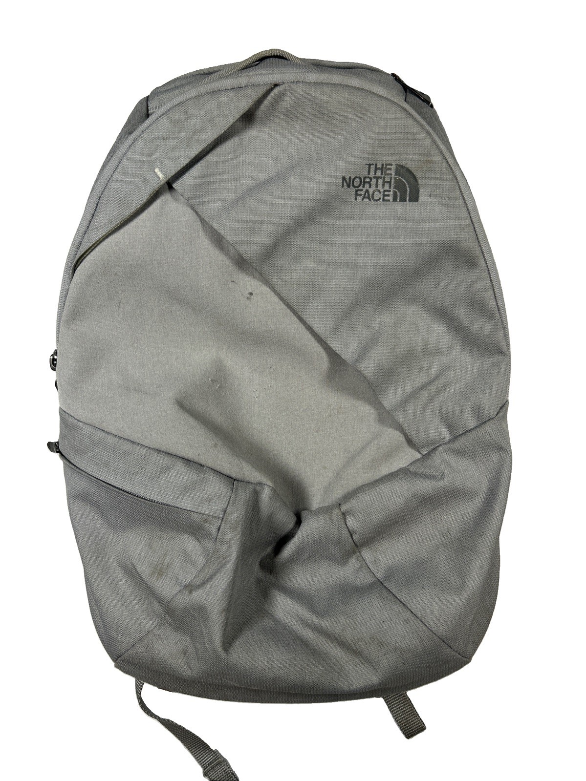 The North Face Electra Hiking Backpack Gray Zip Padded Straps Used