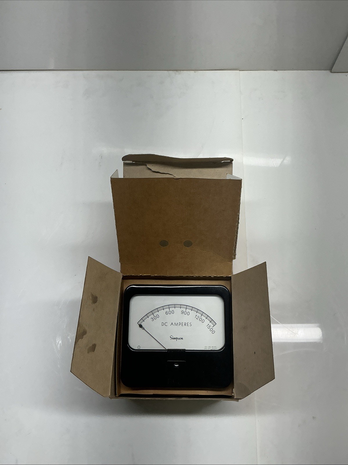 Simpson Q05111 DC Ammeter Panel Meter AB-500