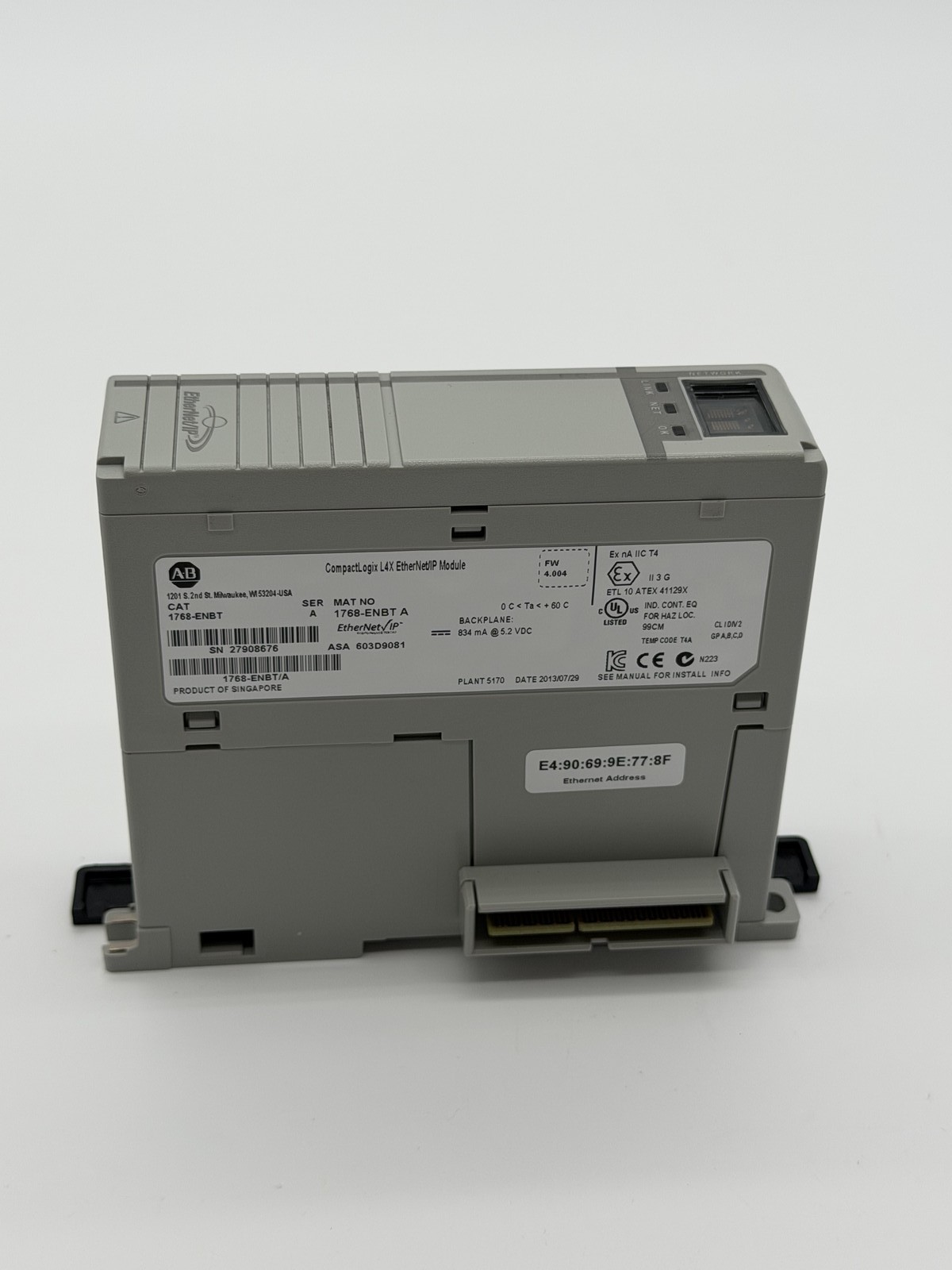 Allen-Bradley 1768-ENBT CompactLogix Module New Open Box