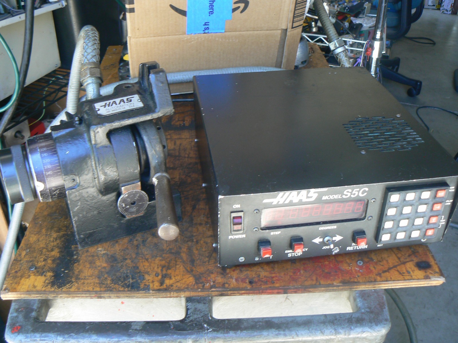 Haas 5C Programmable Indexern Manual Collet Closer, Controller 7 Pin Motor