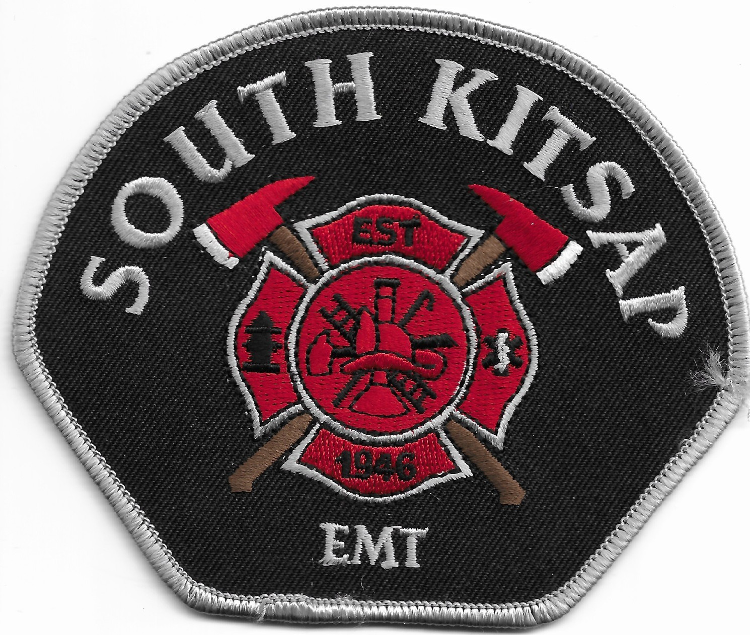 South Kitsap  E.M.T.  Fire Dept., Washington (4.5" x 3.75" size) fire patch