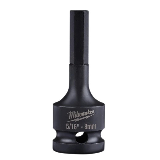 Shockwave Lineman's 1/2" Drive 5/16" - 8mm Hex Bit Socket