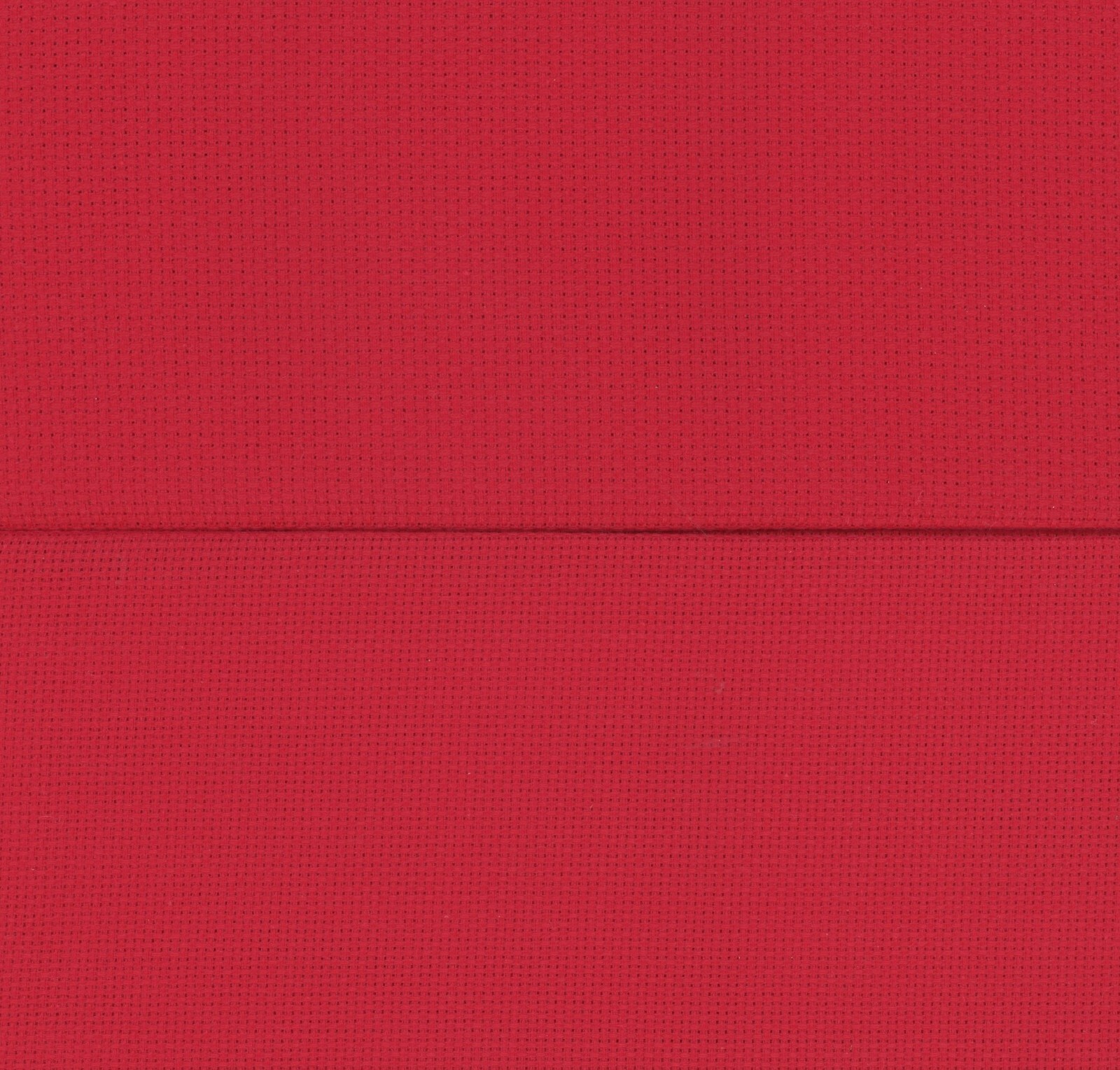 DMC Charles Craft Christmas Red 14 or 18 count Cotton Aida 36 x 36 Cross Stitch
