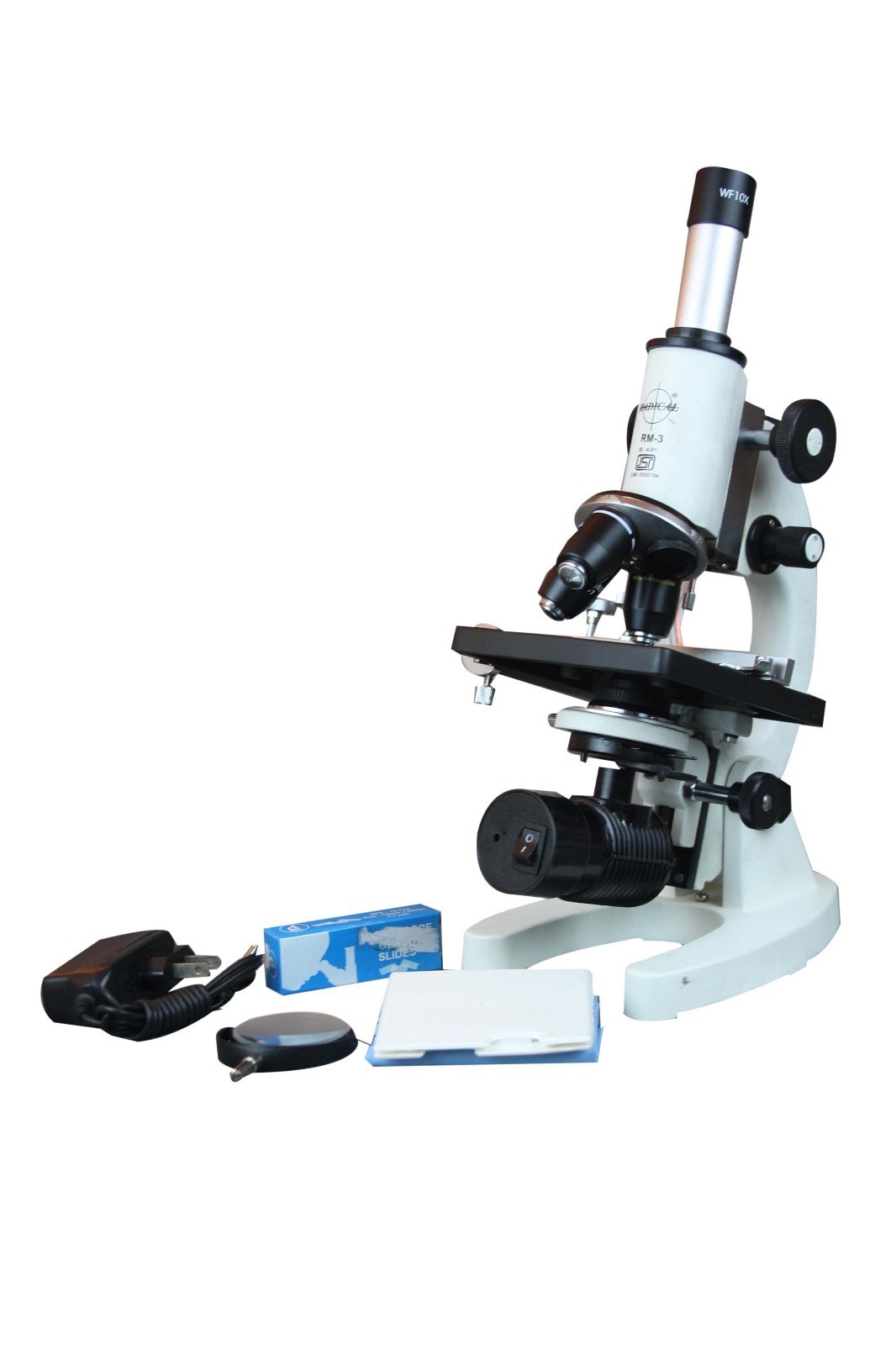 All Metal & Glass Student 1500x Wireless Vet Laboratory Microscope with LED...