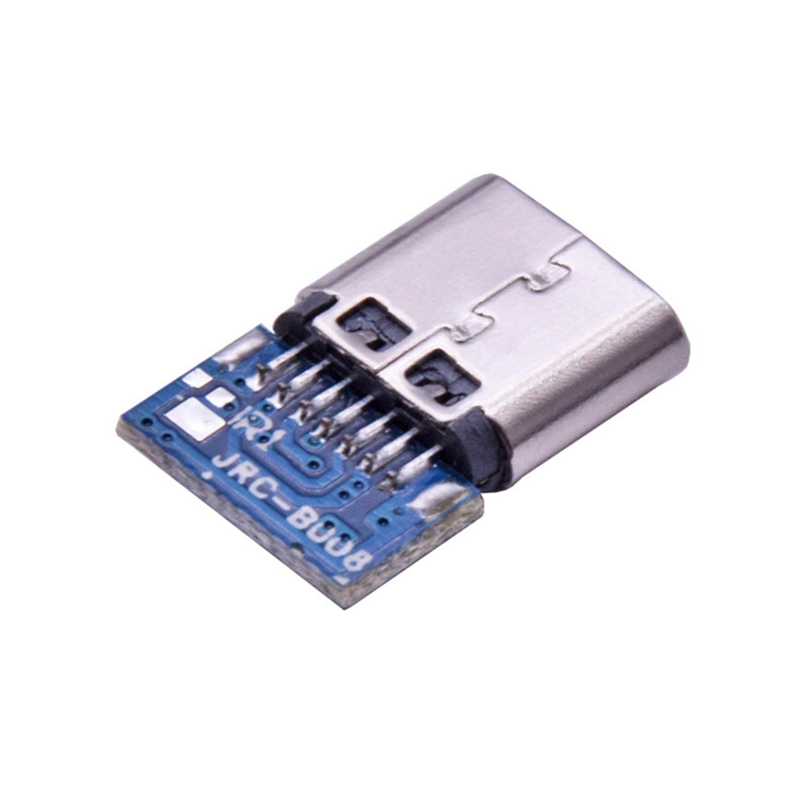 10Pcs USB Type-C 14 pin Connector Breakout P-CB Board Female Socket Type-C 2.0 h