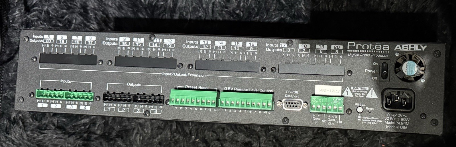 Ashly Protea Digital Audio Products Model 24.24M 2424 Matrix Processor