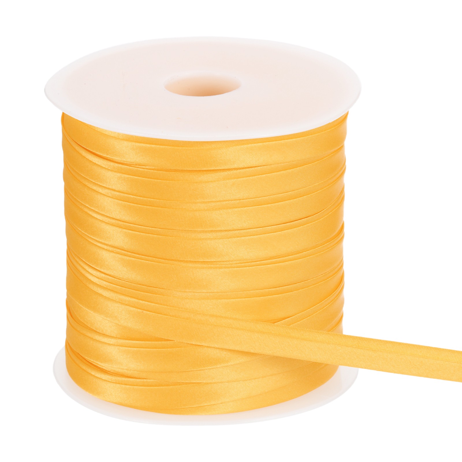 3/8 Inch x 55 Yards Double Fold Bias Tape for Sewing DIY Craft, Yellow