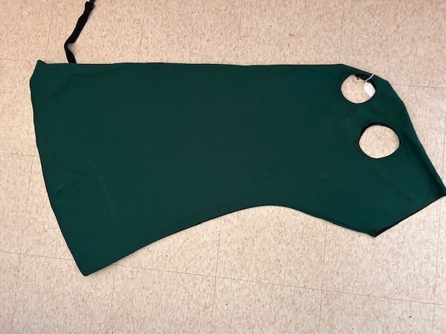 Equine SLEEPWEAR Hood Green Mane Tamer/Braid Protector Large Horse