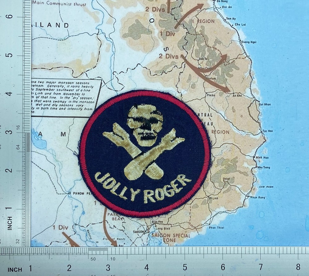 PATCH , Jolly roger patch , t1