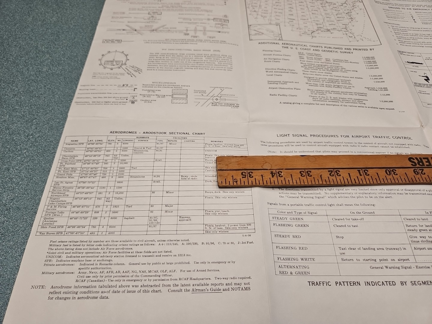 Aroostook Aeronautical Chart 1954
