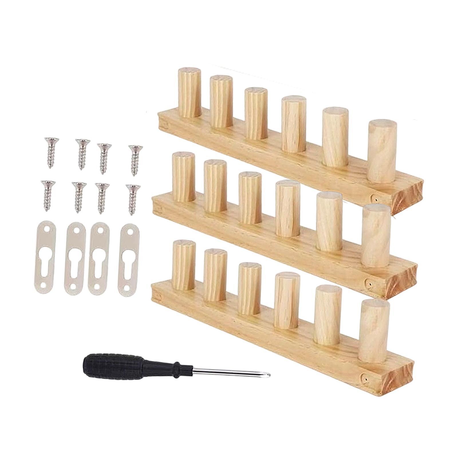 Wooden Knitting Loom Kit DIY Throw Blanket Frame for Home Decoration