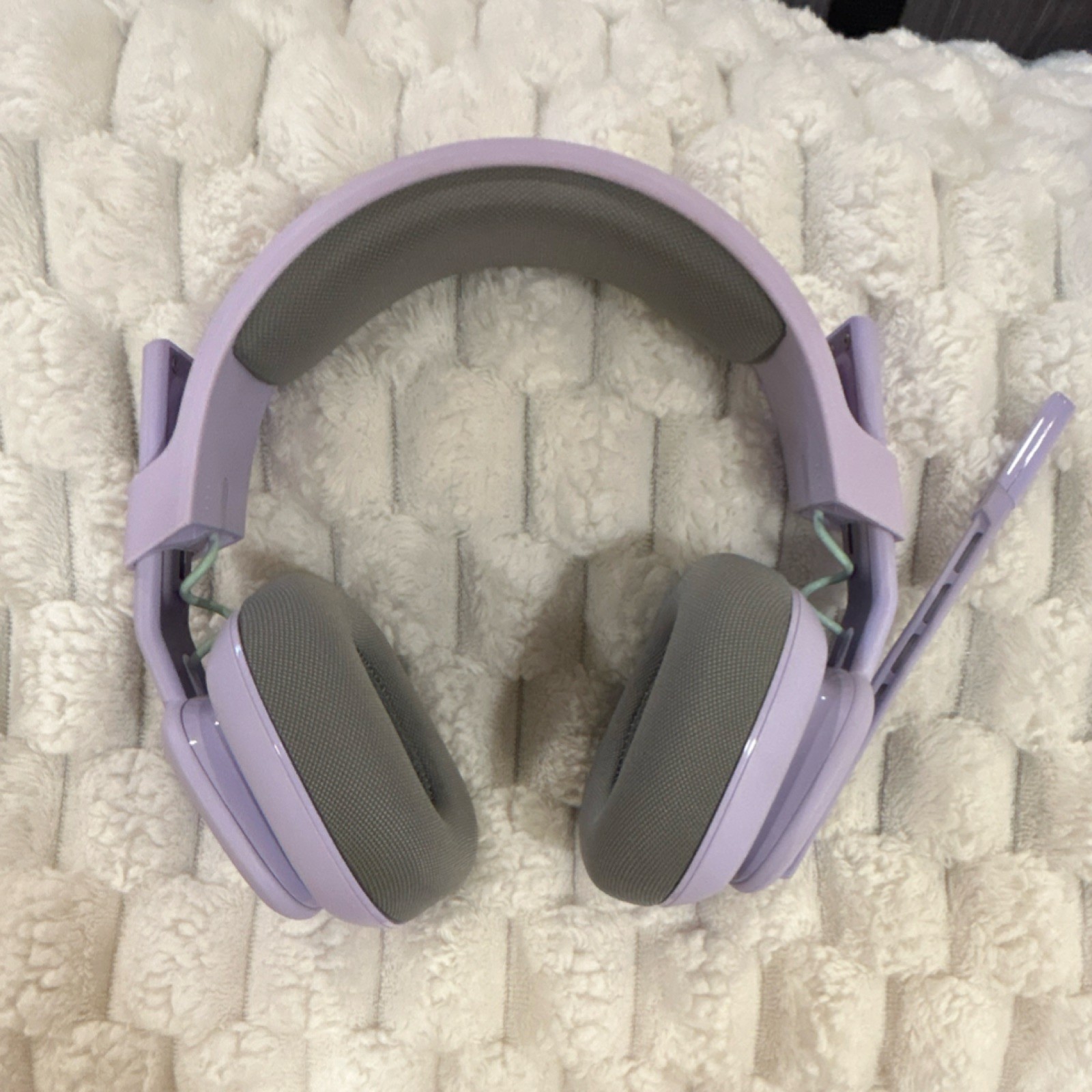 Astro A10 Gen 2 Purple Gray Over-Ear Headband Gaming Headset Boom Microphone
