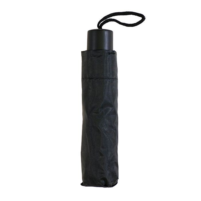 Brellerz Basic Compact Folding Wind Resistant Umbrella in Black