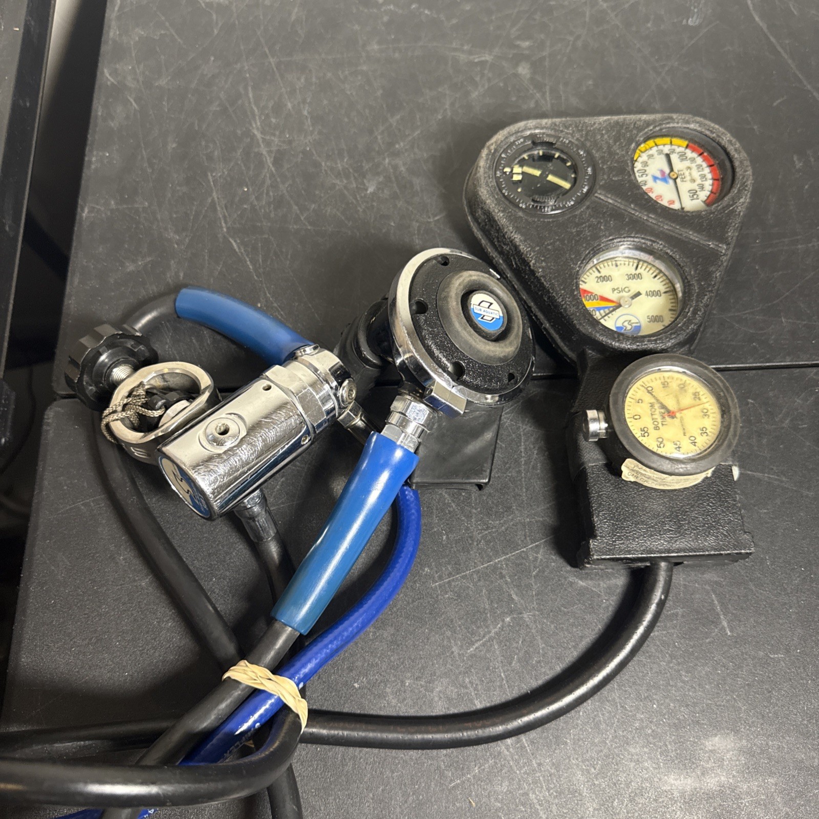 Vintage Z90 Regulator Set with Sub Aquatic Untested