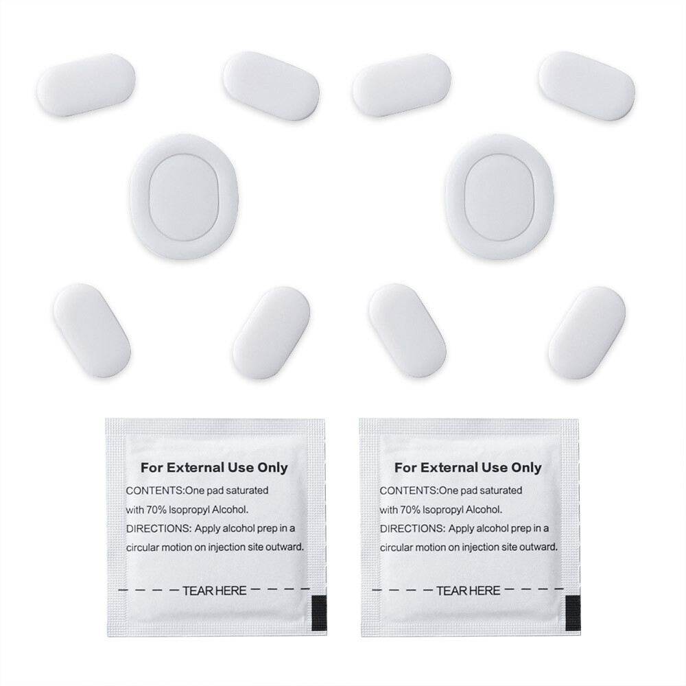 Sets for Logitech G102 GPRO mouse White Rounded Curved Edges Mouse Feet Skates