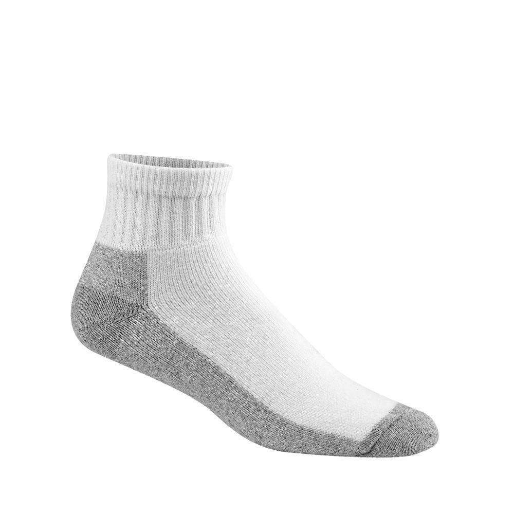 Wigwam At Work Quarter Socks, Wigwam S1360 Men's Socks 3 Pack, USA , White