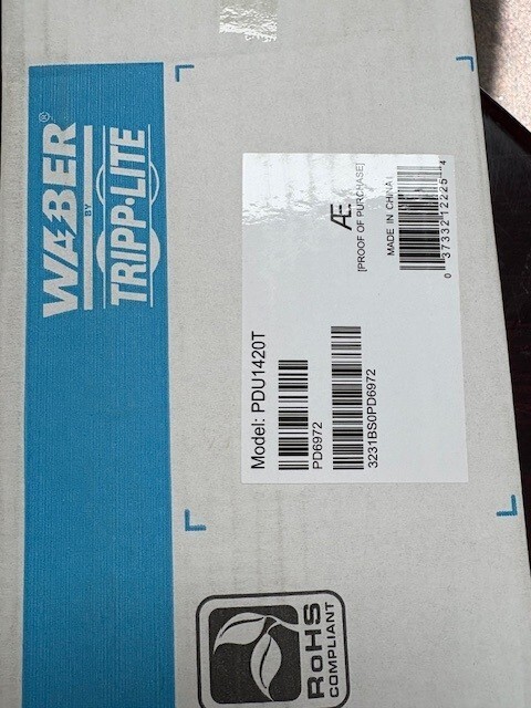 New  Tripp Lite Basic PDU 20A 14 Outlets PDU1420T 15 ft Cord