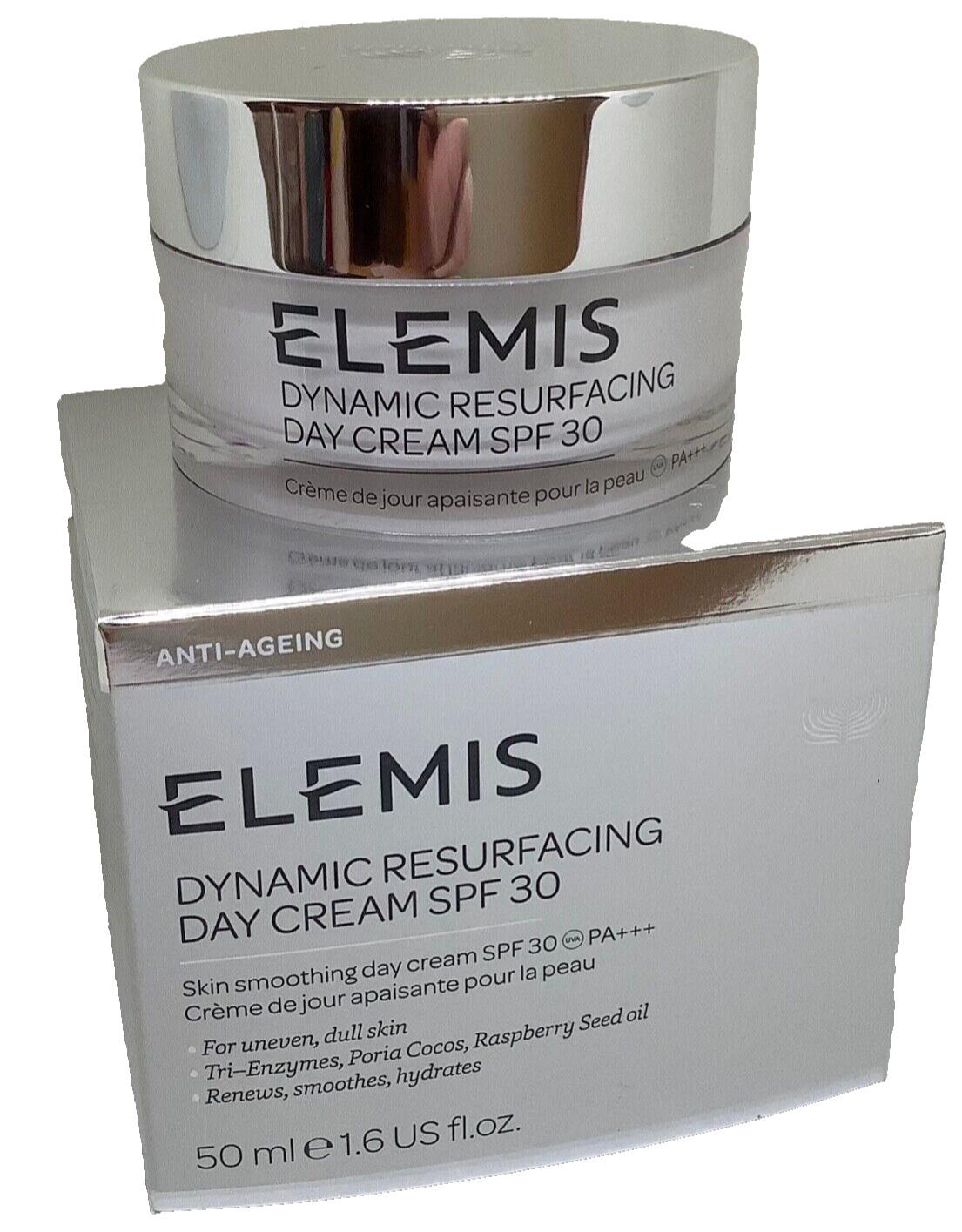 ELEMIS DYNAMIC RESURFACING DAY CREAM SPF30 1.6 OZ 50 ML NIB!!!!!