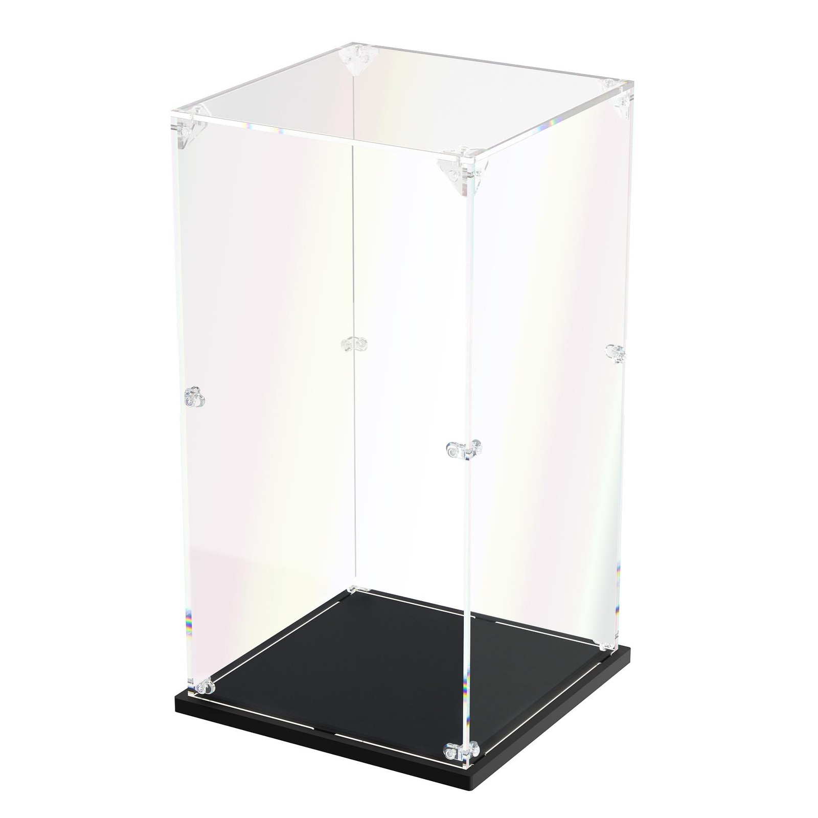 Clear Acrylic Display Case ,Self-Assemble Showcase for Collectibles, Action F...