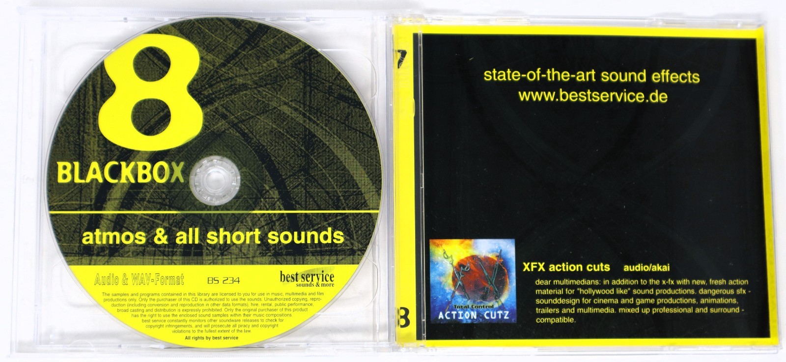 Best Service Black Box Cosmic Gold Sample/Sound Library/Sampling 9 CD Box Set