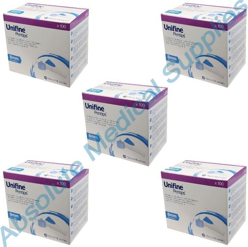 *500-Pieces* Unifine Pentips 8mm 31g Sterile AN3530