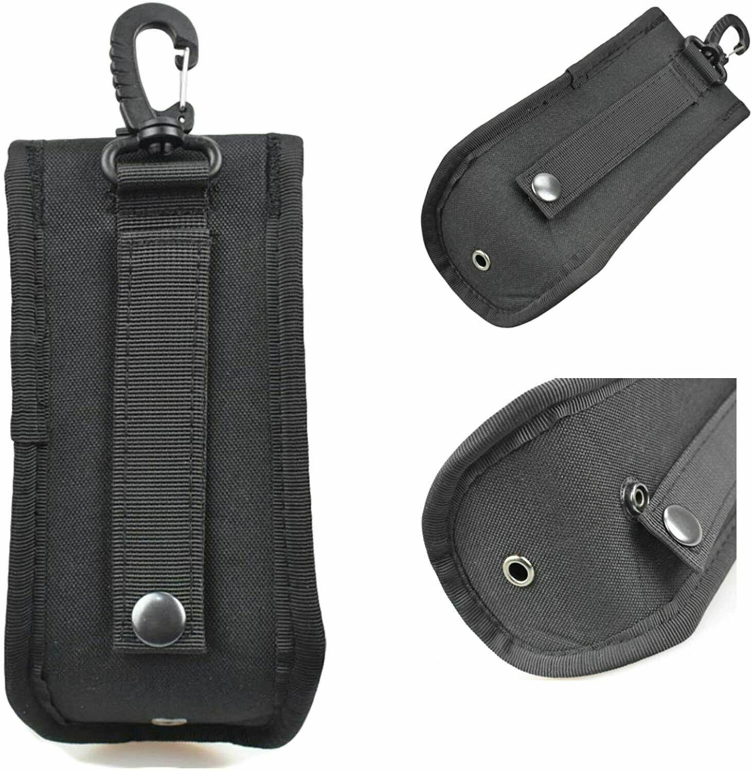 Tactical MOLLE Eyeglasses Case with Buckle Hard Shell Sunglasses Storage Box