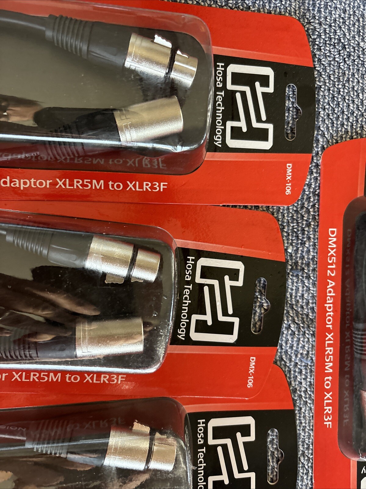 Hosa DMX-106 (5-pack) Bundle