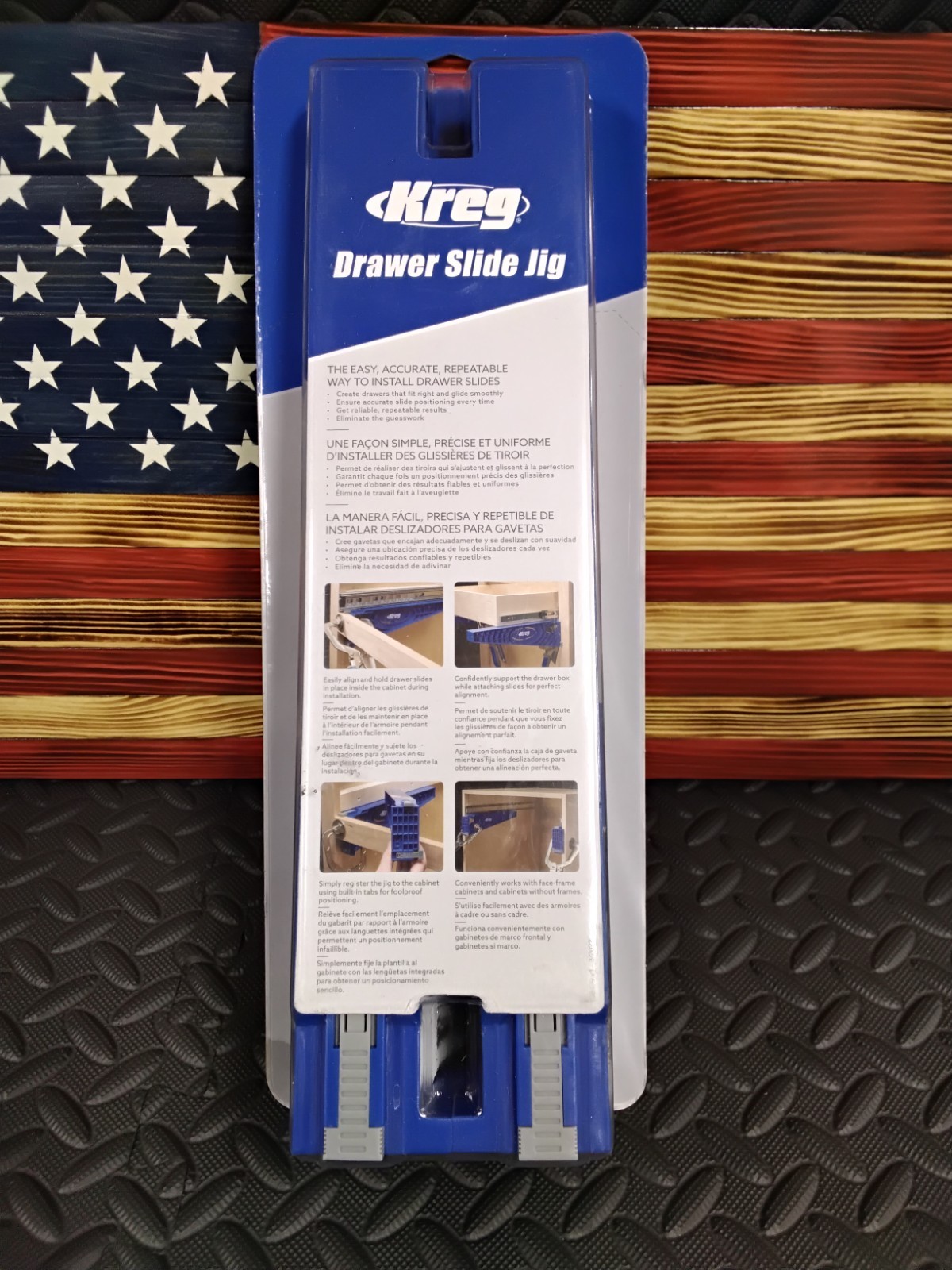 Kreg Drawer Slide Jig KHI-SLIDE Cabinetry Power Tool Accessory #0559