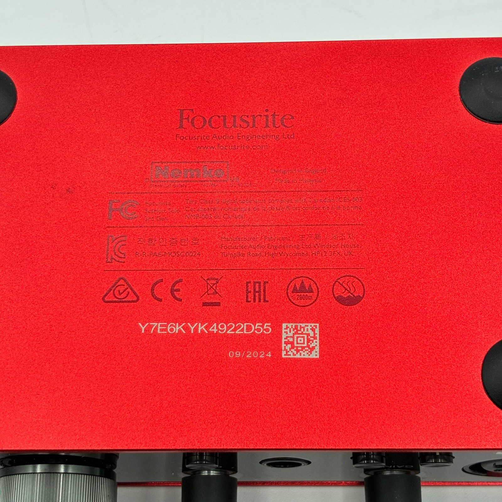 Focusrite Scarlet Solo 4th Gen Audio Interface