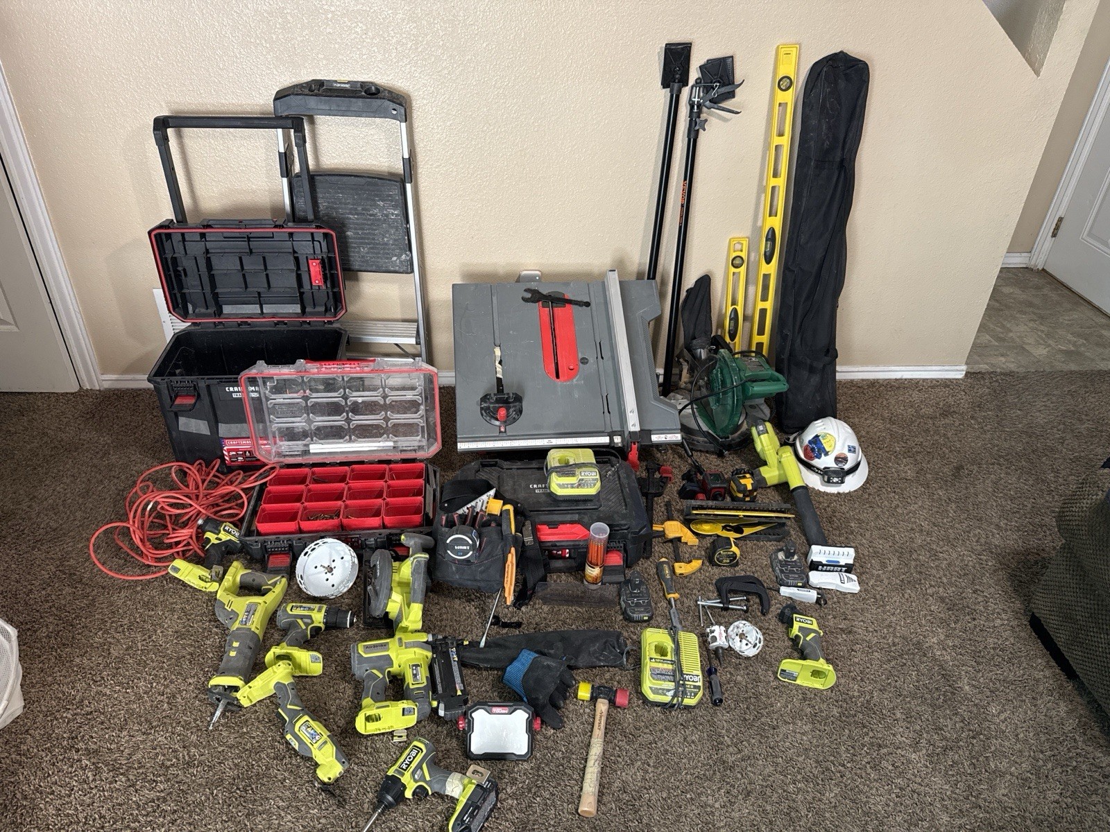 Complete Set of Professional Tools for Sale - Ryobi, DeWalt, Craftsman
